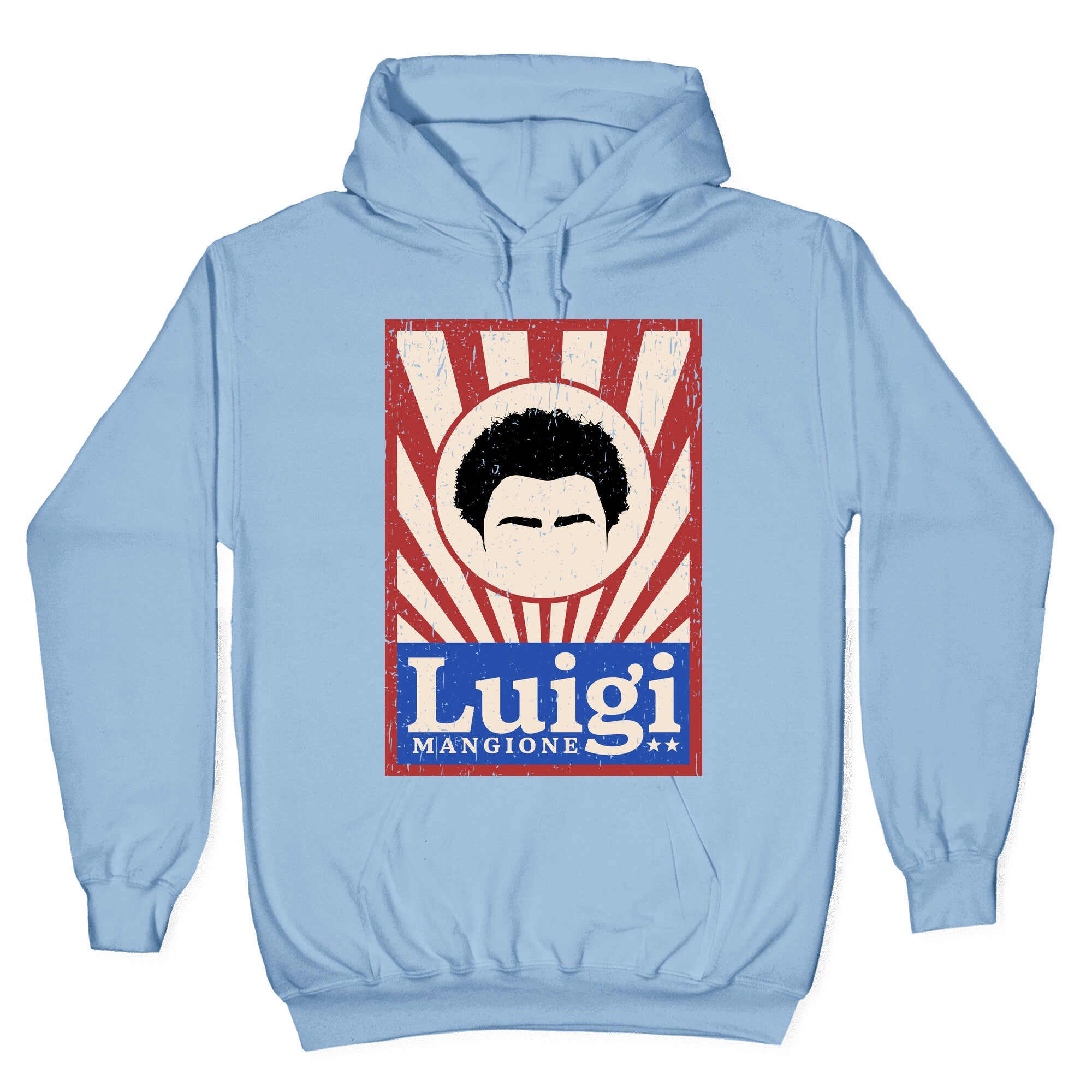 Luigi Mangione Campaign Poster Hoodie